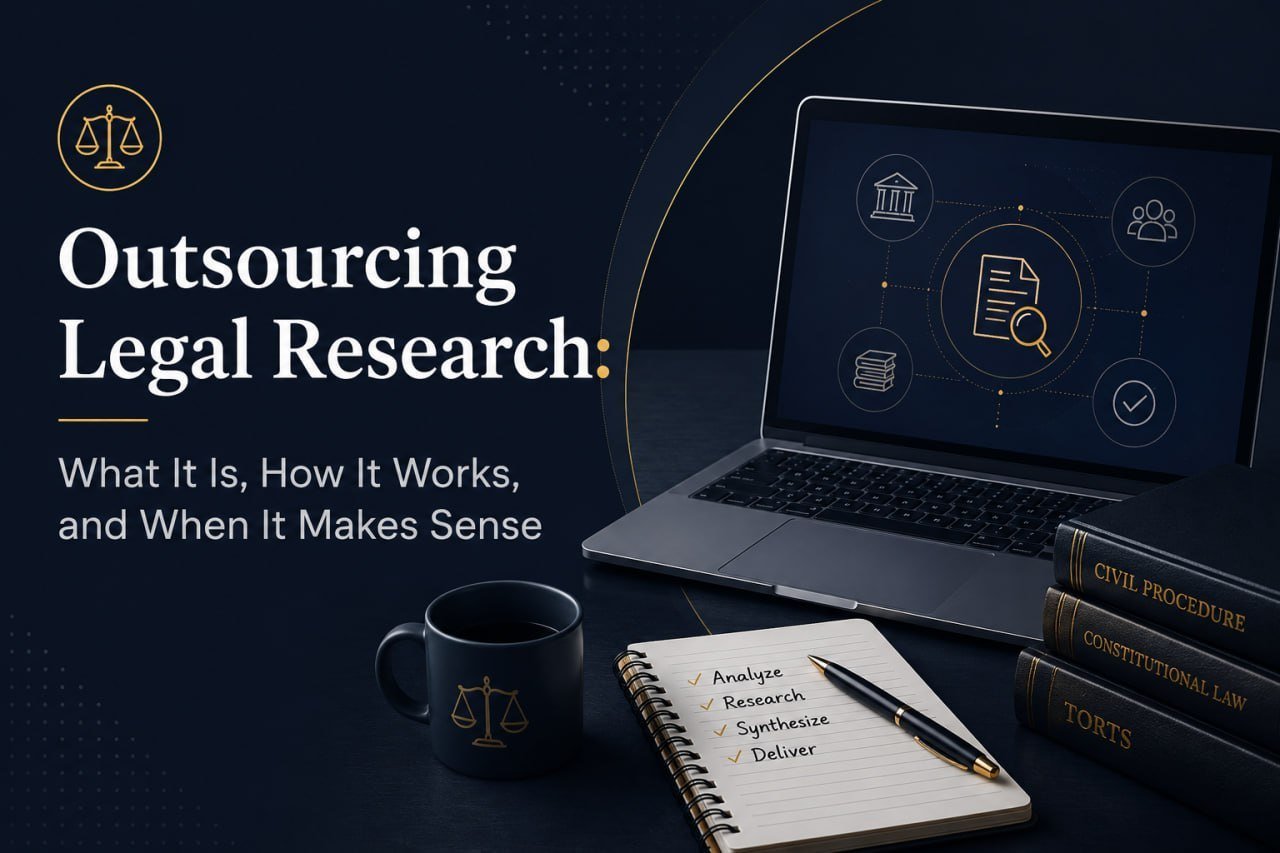 Outsourcing Legal Research: What It Is, How It Works, and When It Makes Sense